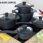 10pc edenberg granite cookware set