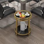 Luxury marble effect side table