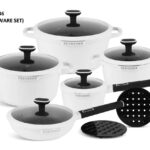 12pc edenberg granite cookware set