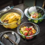 3pc Casserole bowl set