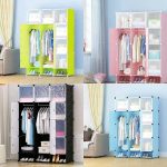 3 column Plastic Wardrobes