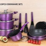 15pc Edenberg granite cookware set