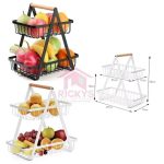2 tier fruit stand