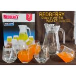 7pc Glass water set