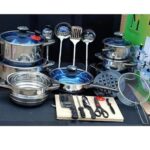 30pc Marwa stainless steel cookware set