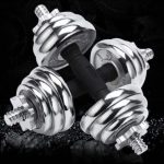 chrome Dumbbells -15kg pair