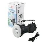 Rechargeable torch with solar
