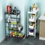Metallic kitchen organizer