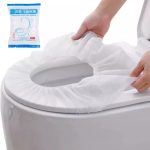 30pc disposable toilet seat cover set