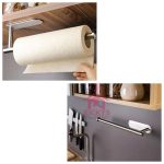 Wall mounted paper towel holder