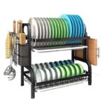 Two tier carbon steel Dish Rack