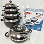 10pc Dessini Nonstick Cookware set