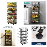 5 tier storage trolley