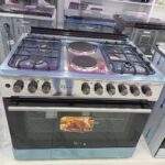6 burner standing cooker