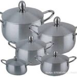 10pc Aluminium cookware set
