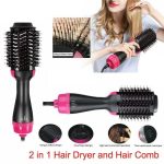 Electric hair dryer and styler