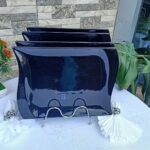 6pc black plate set