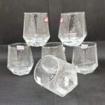 6pc whiskey glass set