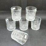 6pc whiskey glass set
