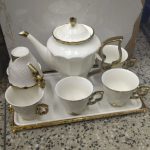 8pc ceramic tea set