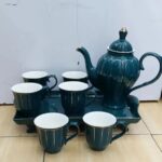 8pc ceramic tea set