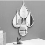 4 in one tear drop decor mirror