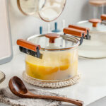 Glass cooking pot