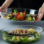 2pc Oval casserole set / bake pans