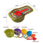 6pc Measuring Cup set