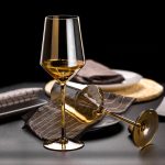 Luxury Gold Wine glasses-6pcs