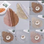 6Pc Leaf Table mat Set