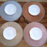 6pc Table Round table mat set
