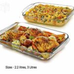 2pc Rectangular casserole tray /Bake pans