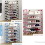 18 pair Stainless shoe rack