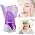 Facial steamer with nasal attachment