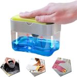 Soap pump and sponge caddy