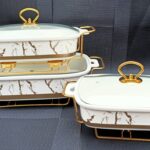 3pc Ceramic Food warmers