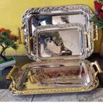 3pc stainless steel Tray set