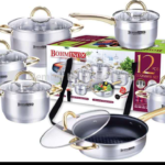 12PC  Stainless steel Cookware set - Bohminox