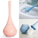 Fancy toilet brush with holder