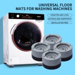 Washing machine antivibration pad set