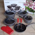 12pc Nonstick Die cast cookware