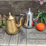 Luxury stainless steel tea pot with infuser