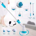 Electric spin scrubber