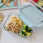 2 Grid Glass Lunch Box