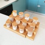 3 tier expandable bamboo rack