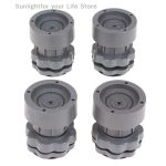 4pc heavy duty washing machine antivibration pad set