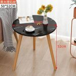 Round side table