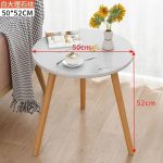 Round side table