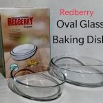2pc oval glass bowl set